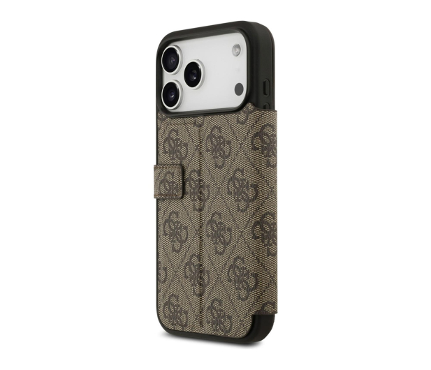 Guess Book 4G Metal Logo do iPhone 17 Pro Max brązowy - 1365519 - zdjęcie 5